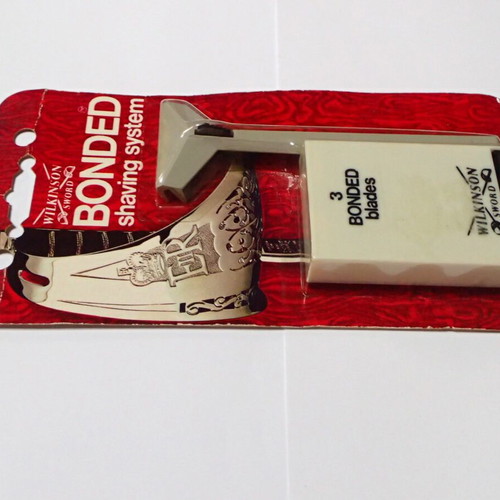 Wilkinson Sword Bonded Vintage Shaving System with 3 Blades new