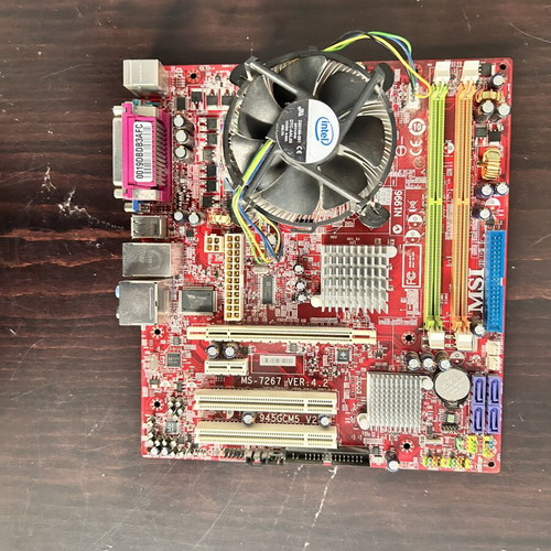 MSI motherboard with Intel processor like new