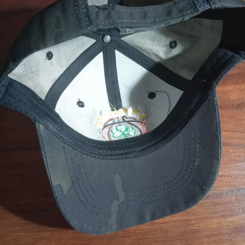 Panathinaikos Basketball Cap new, 7 Stars embroidered, camouflage black
