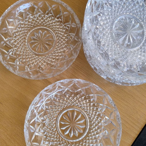Set of 6 vintage dessert plates, 14.5 cm diameter