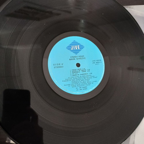 Mark Shreeve Crash Head vinyl record new, rock