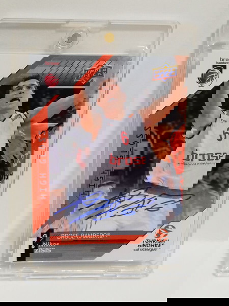 Κάρτα Νίκος Ζήσης αυτόγραφο HIGH GLOSS Nikos Zisis autograph BROSE BAMBERG υπογραφή