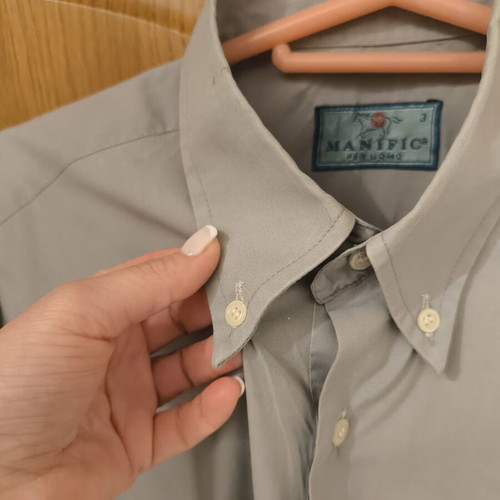Manific by Uomo men's shirt medium gray like new