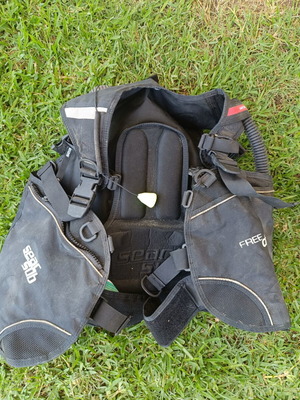 Seac Free Dive BCD used buoyancy compensator 1000D Cordura