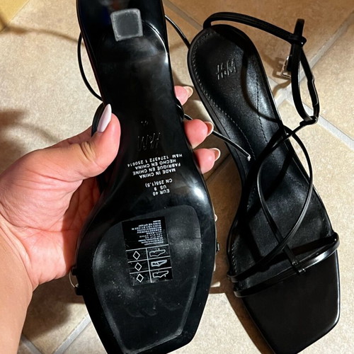 H&M Sandals New Size 40 Black