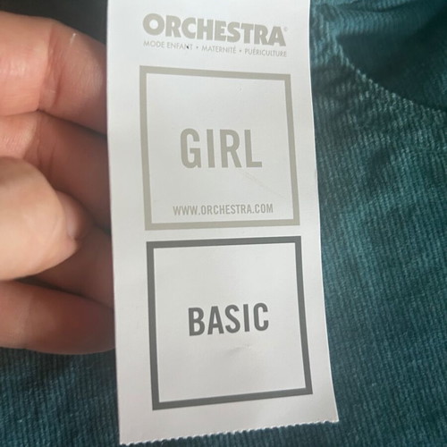 Orchestra turquoise corduroy girls shorts new for 12 years