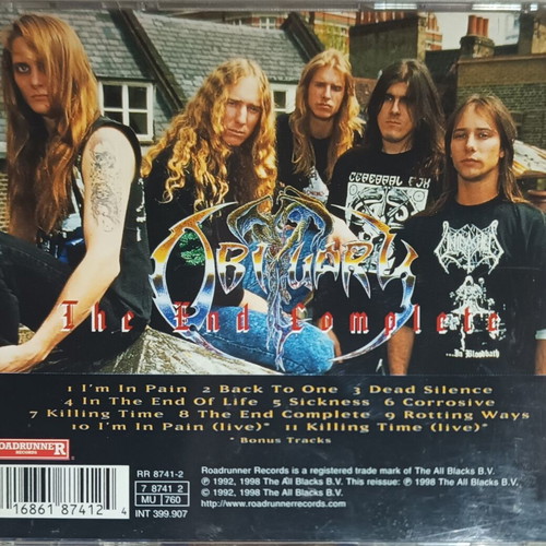 Obituary The End Complete CD like new, death metal