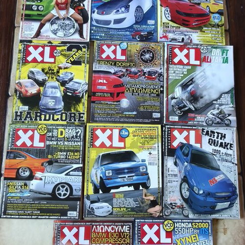 XL Magazine συλλεκτικά περιοδικά αυτοκινήτου πακέτο 11, σαν καινούργια