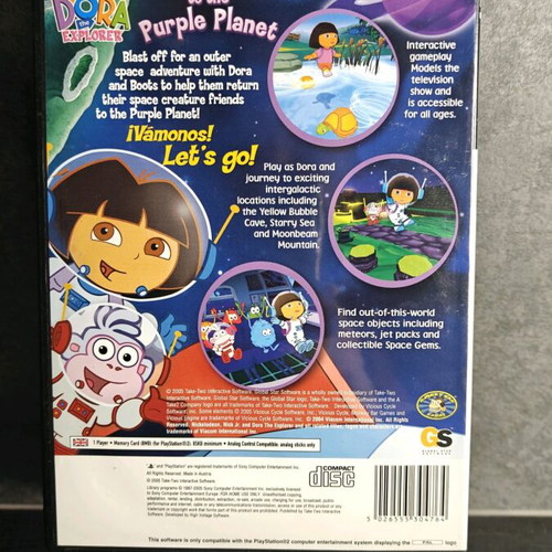 Dora the Explorer Journey to the Purple Planet PS2 used
