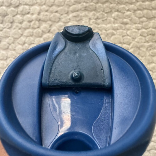 Jacobs collectible blue thermos like new