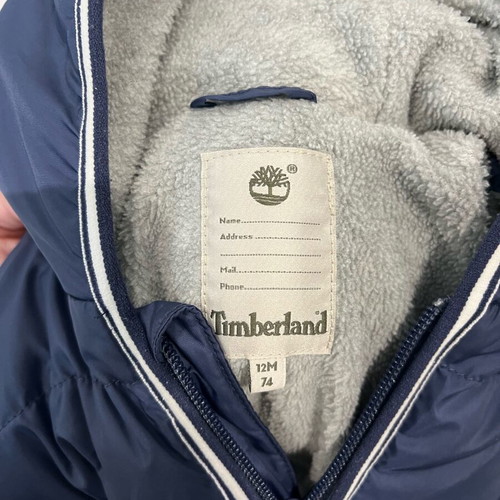 Timberland baby jacket used, 12 months, warm with lining