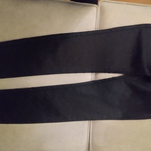 Waxed black pants slim fit like new