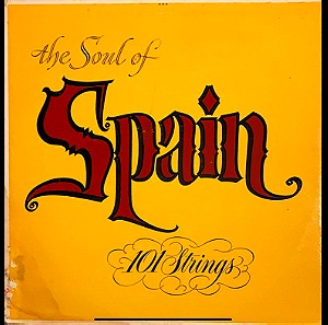 101 Strings - The Soul Of Spain (LP). 1958. VG / G
