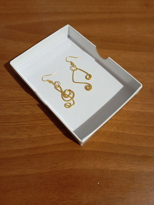 Handmade earrings notes new