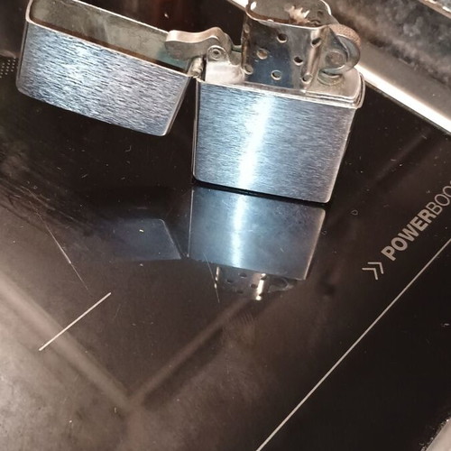 Zippo silver used