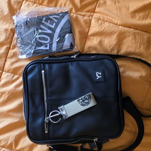 Ynot? Milano shoulder bag black new eco-leather