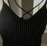 Stradivarius jumpsuit used, size M, black with shorts bottom