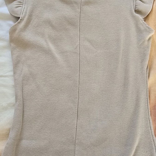 Dress 95% cotton, beige, size S