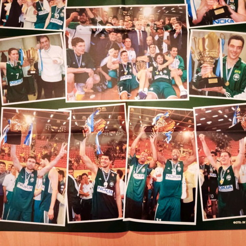 Poster Greek Cup Winner 2003 used, Panathinaikos Trifylli