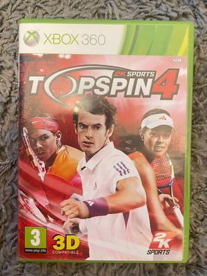 Top Spin 4 Xbox 360 like new tennis game