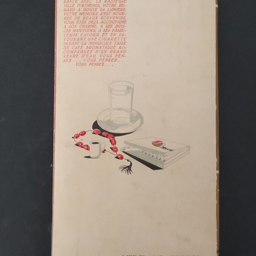 Guide Rose d'Air France 1956 Greece travel guide by Roger Tourte