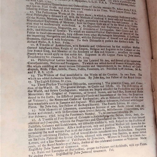 Philosophiæ Naturalis Principia Mathematica by Newton used, third edition 1726