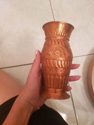 Βάζο χάλκινο σαν καινούργιο