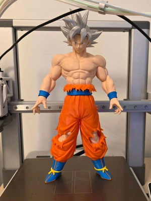 Goku Ultra Instinct figure 3D printed, 35cm, new