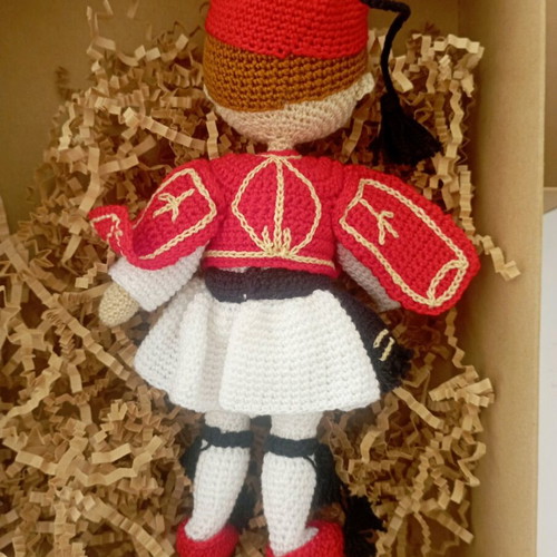 Handmade Tsoliadaki doll new