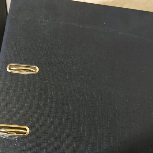 Ring binders used, set of 2, A4 7.5cm with mechanism