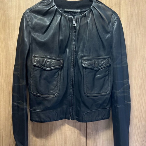 Balenciaga women's leather jacket like new