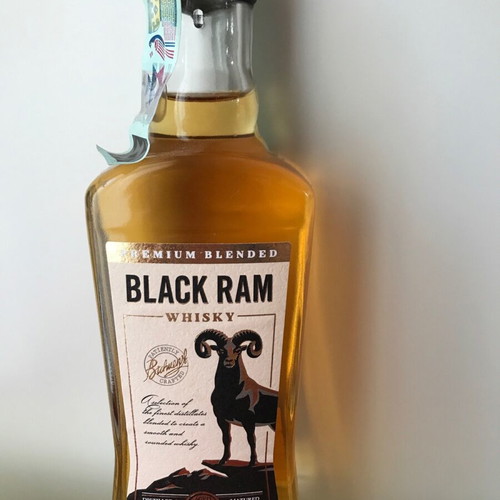 Black Ram 3 year old new sealed 200ml 40% whisky