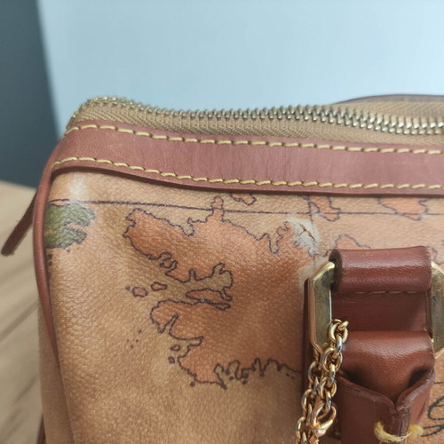 Alviero Martini 1a Classe Boston Small handbag used with geographic print