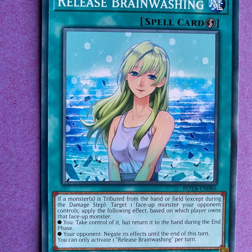 Yu-Gi-Oh! Card Release Brainwashing 1st Edition Near Mint