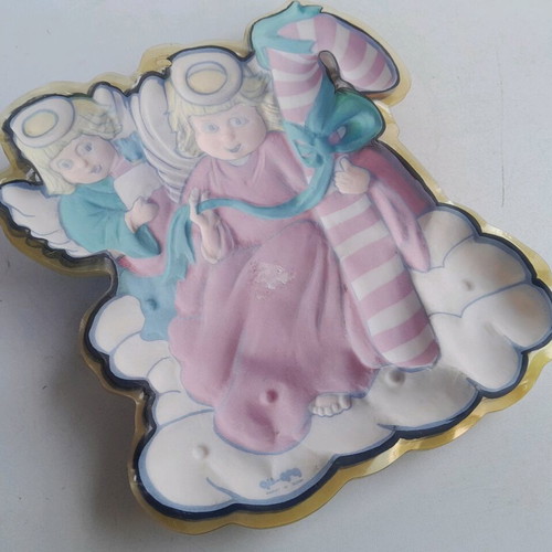 Christmas decoration 70s decade new, 3D wall or door ornament