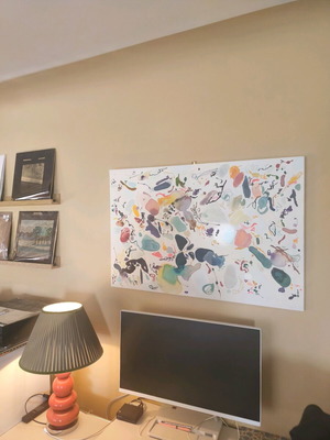 Abstract painting on canvas 60x90 like new