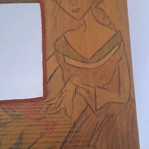 Frame with mirror like new