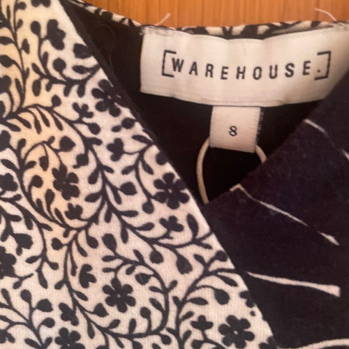 Warehouse asymmetrical dress Small like new, midi summer