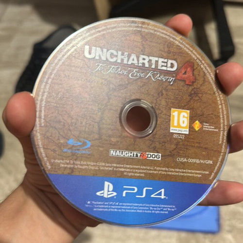 Uncharted 4 PS4 disc used