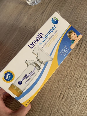 Asepta Breath Chamber 175 ml for Children 1-5 Years New