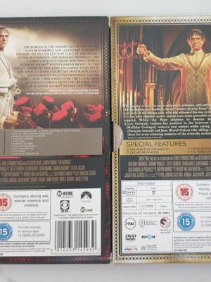 The Borgias DVD употребяван, пълен 1-ви и 2-ри сезон