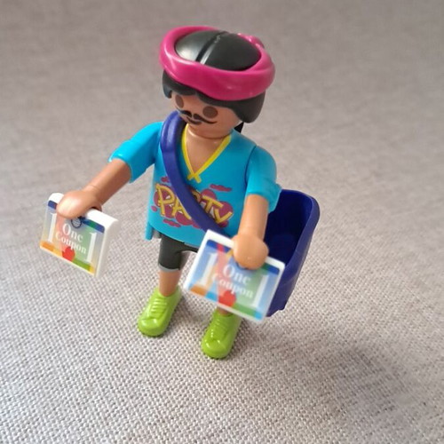 Playmobil ticket seller figure
