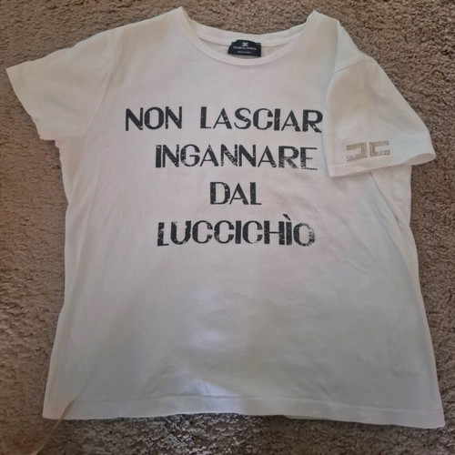 Elisabetta Franchi top white size M like new