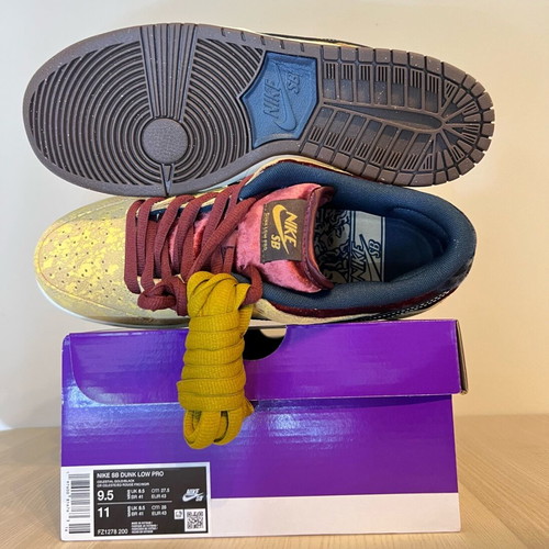 Nike SB Dunk Low Pro ‘City Of Cinema’ new, size 43, beige multicolor