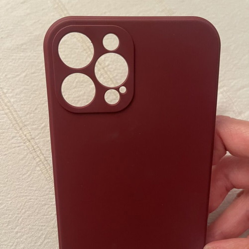 iPhone 12 Pro Max burgundy case new