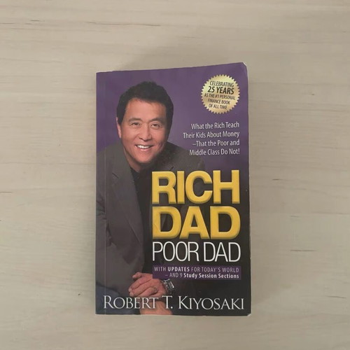 Rich Dad Poor Dad book like new with notes inside