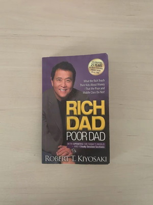 Rich Dad Poor Dad book like new with notes inside
