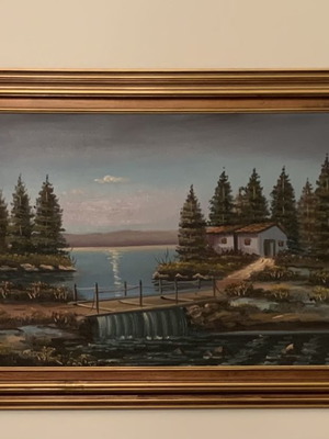 Vintage painting used