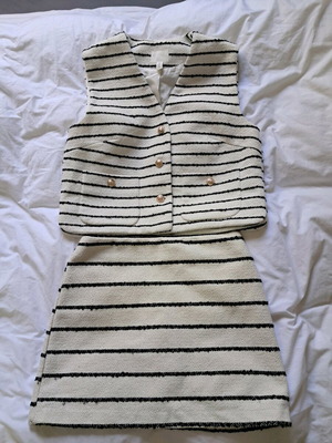 Σετ H&M σαν καινούργιο, μέγεθος S, μαύρο και άσπρο