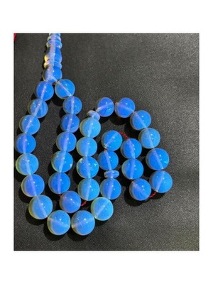 Komboloi genuine Indonesian Blue Amber new, rare quality